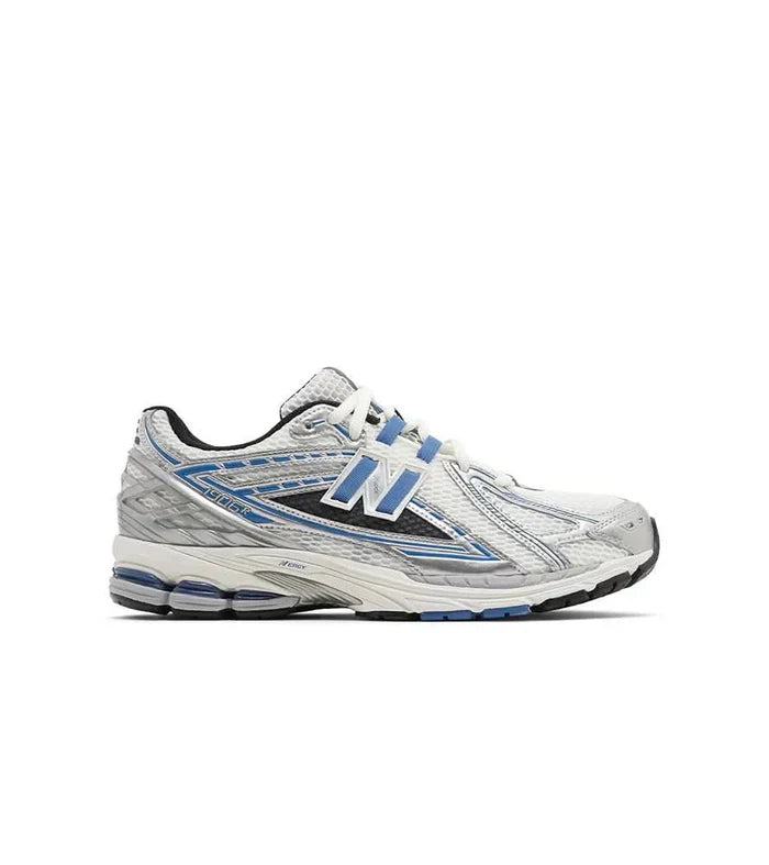 NB 19O6 1906R 'Silver Blue Agate' мъжки маратонки – сребристо-сини детайли, страничен изглед