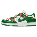 OFF-WHITE x Nike Dunk Low Pine Green маратонки зелени кожа