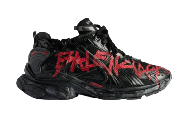 BA RUNNER 'GRAFFITI' Black